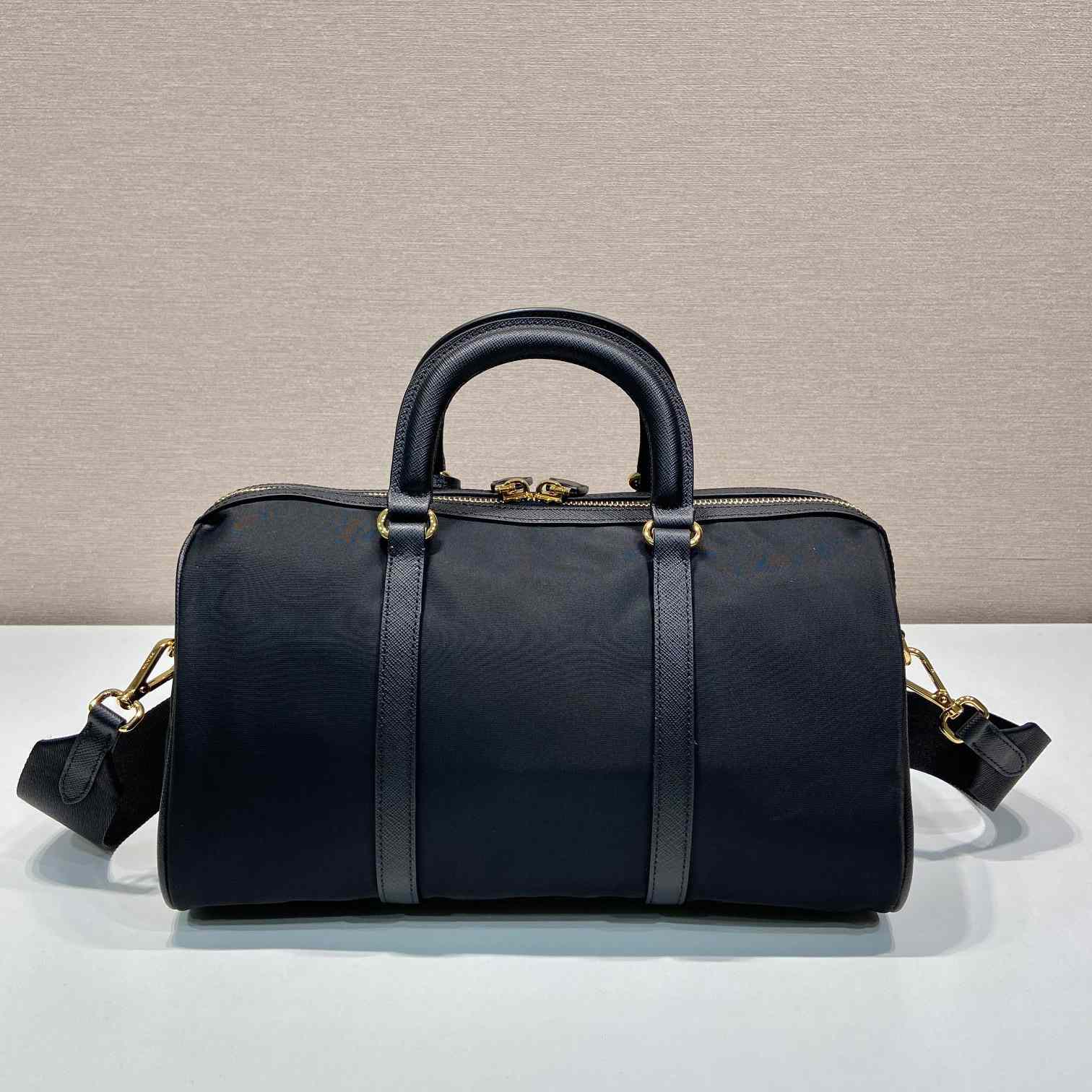 Prada Re-Edition 1978 Medium Re-Nylon And Saffiano Leather Top-handle Bag - FashionPlug