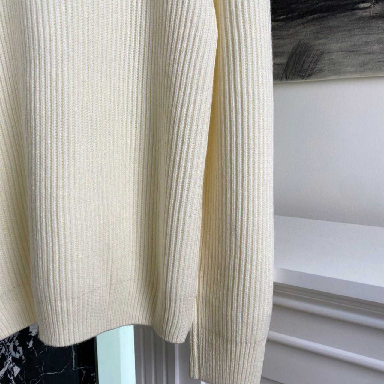Gucci Knit Wool Sweater With Web - FashionPlug