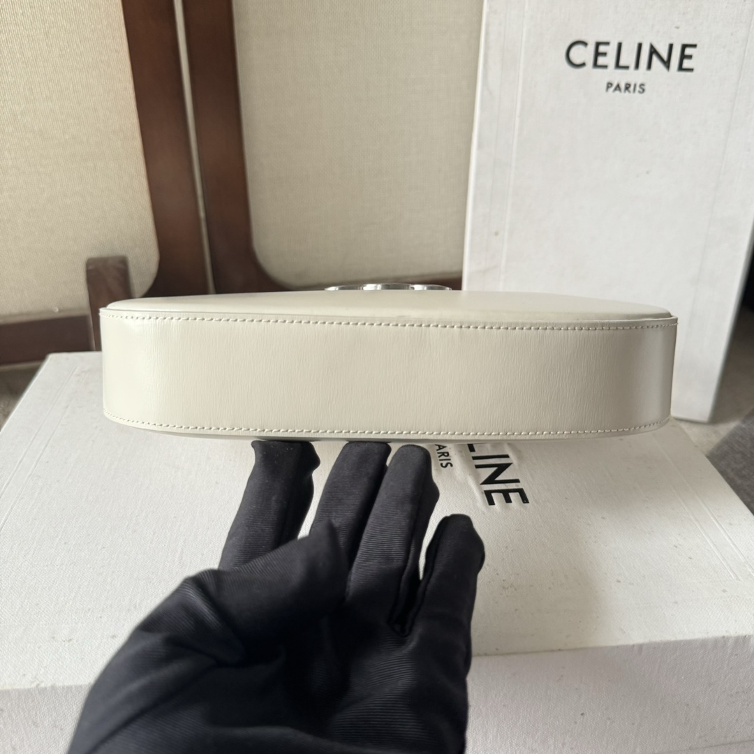 Celine Medium Tilly Bag In Shiny Calfskin  - FashionPlug