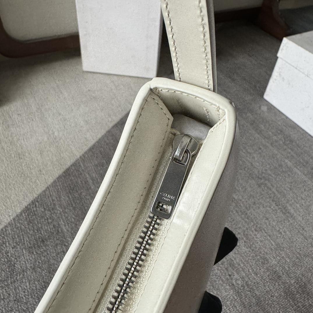 Celine Medium Tilly Bag In Shiny Calfskin  - FashionPlug