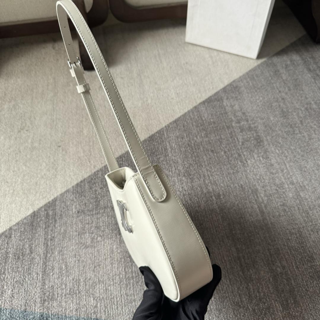 Celine Medium Tilly Bag In Shiny Calfskin  - FashionPlug