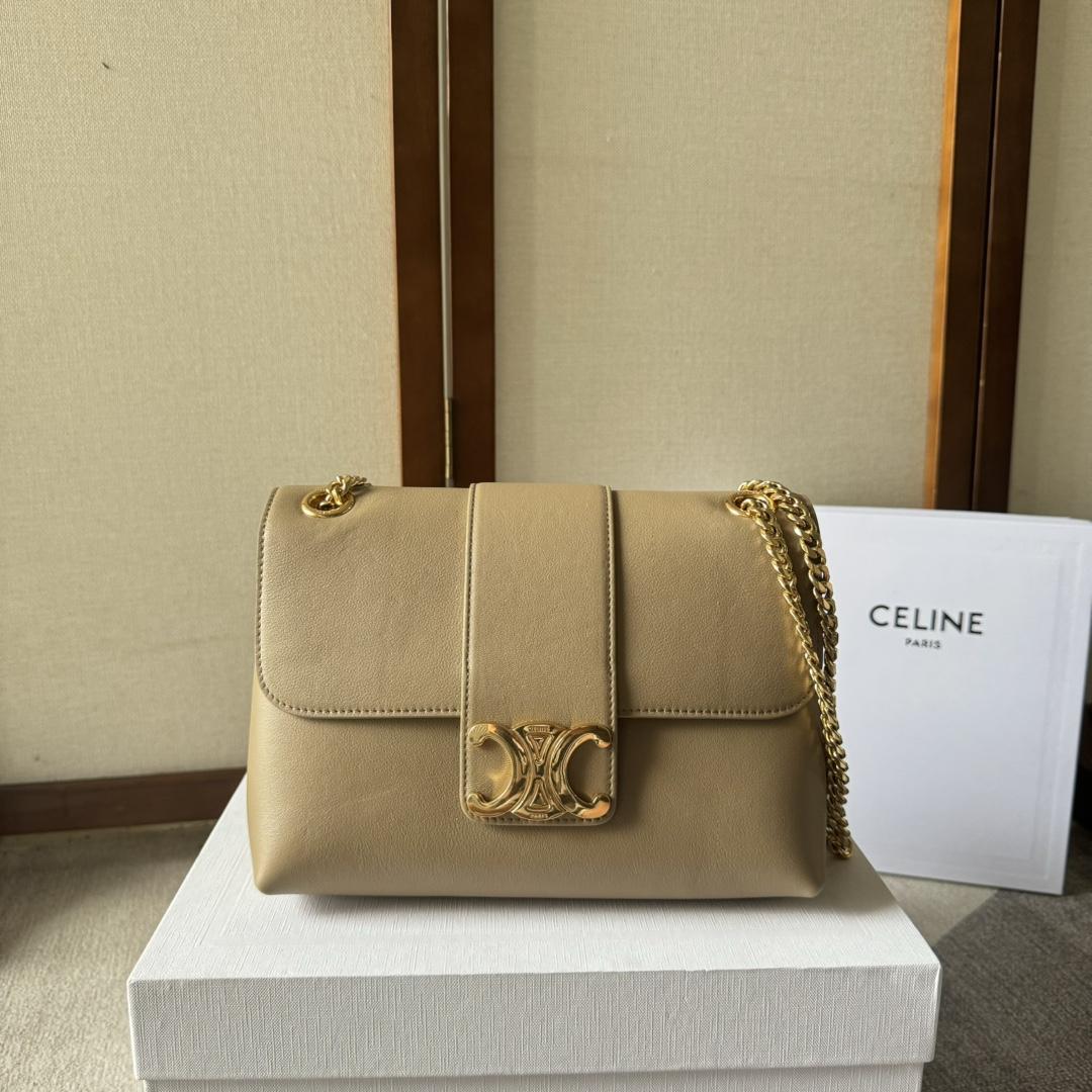 Celine Medium Celine Victoire Bag In Supple Calfskin  - FashionPlug
