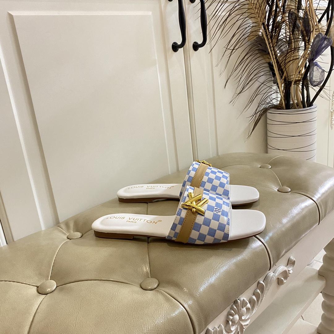 Louis Vuitton Neo Revival Flat Mule   1ACSNC - FashionPlug