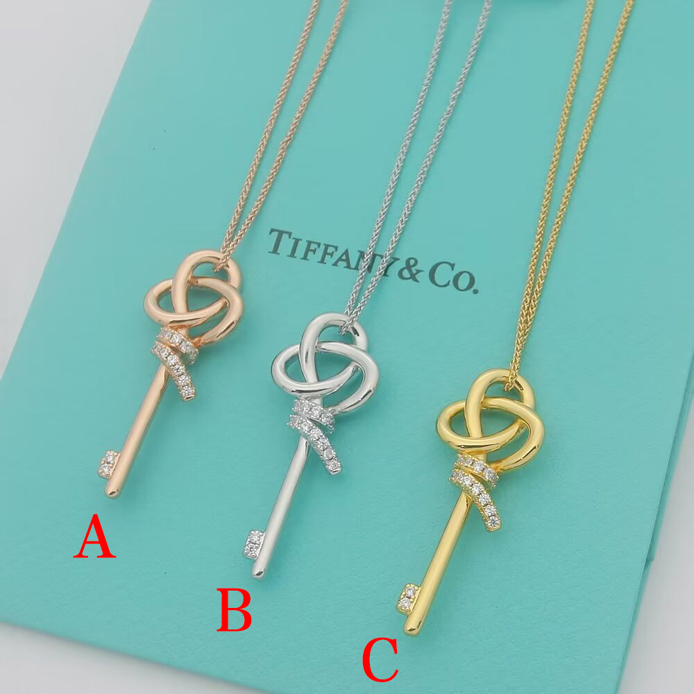 Tiffany&CO Woven Keys Small Pendant - FashionPlug