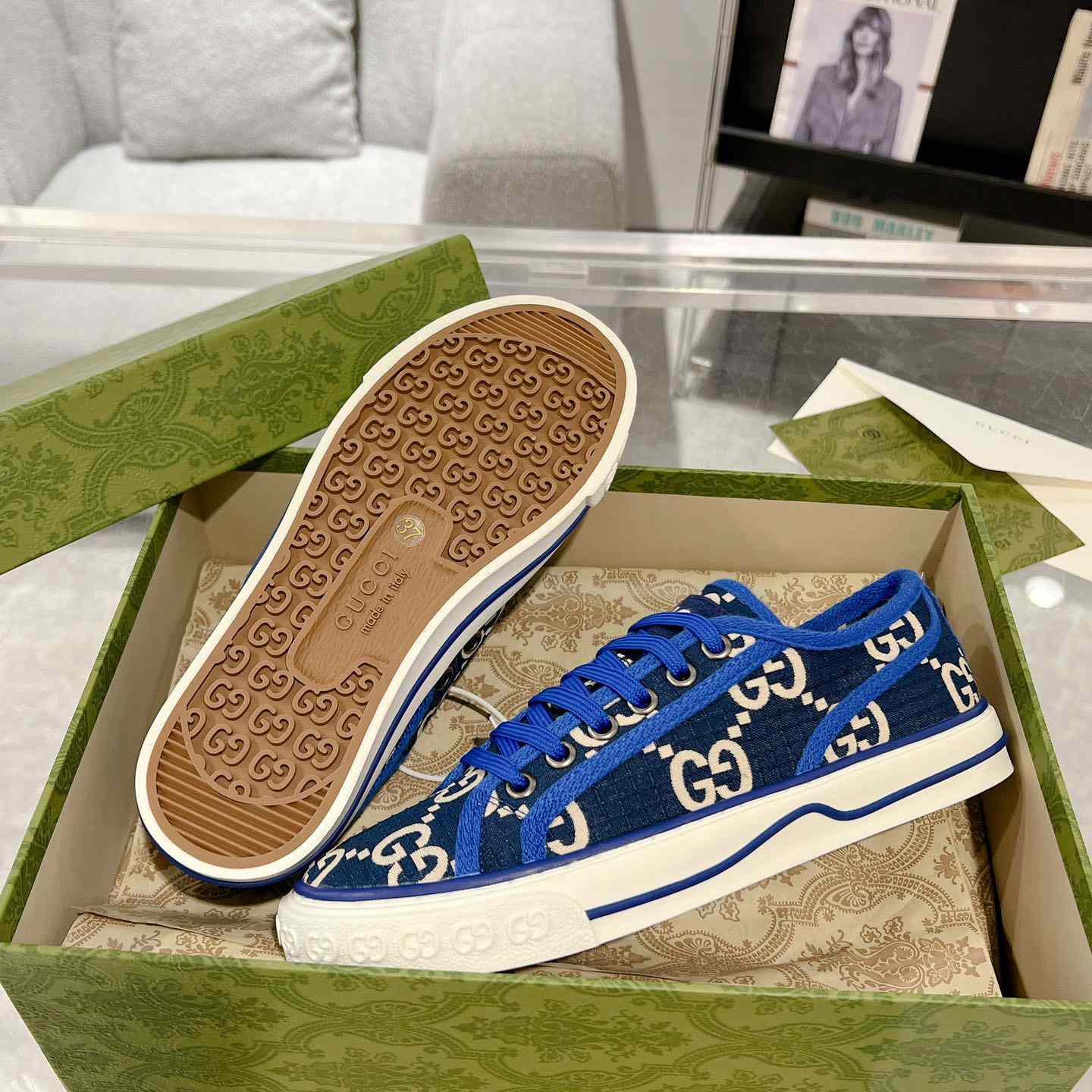 Gucci Men's Gucci Tennis 1977 Sneaker - FashionPlug