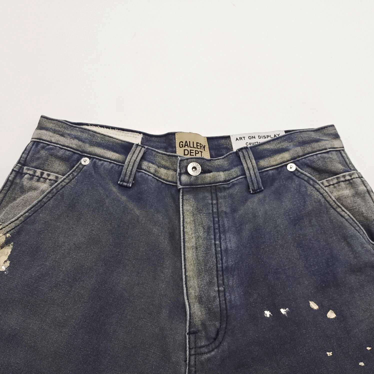 Gallery Dept Paint-splatter Detail Jeans - FashionPlug