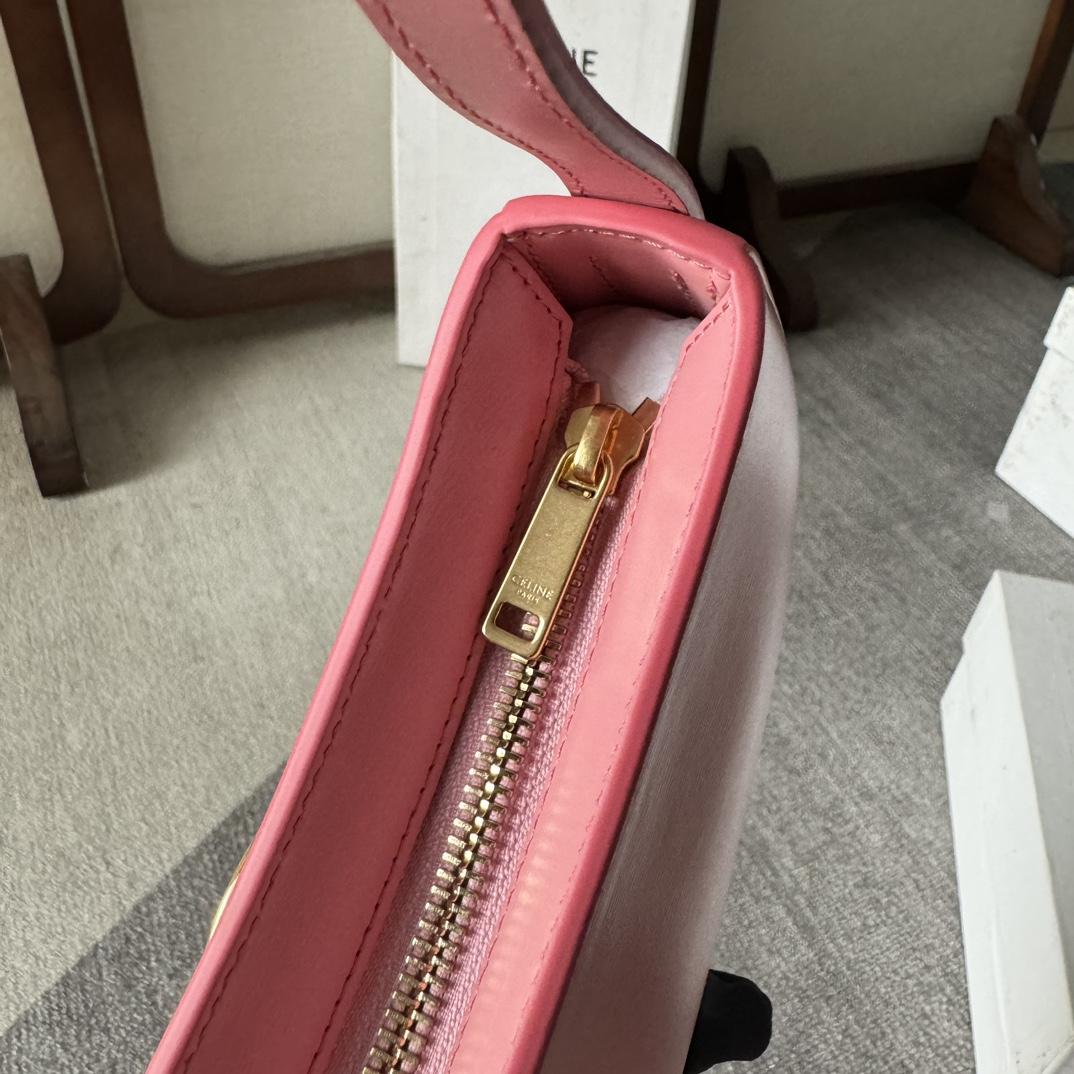 Celine Medium Tilly Bag In Shiny Calfskin  - FashionPlug
