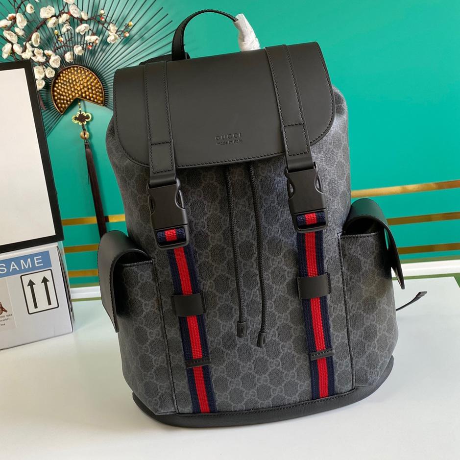 Gucci GG Black Backpack - FashionPlug