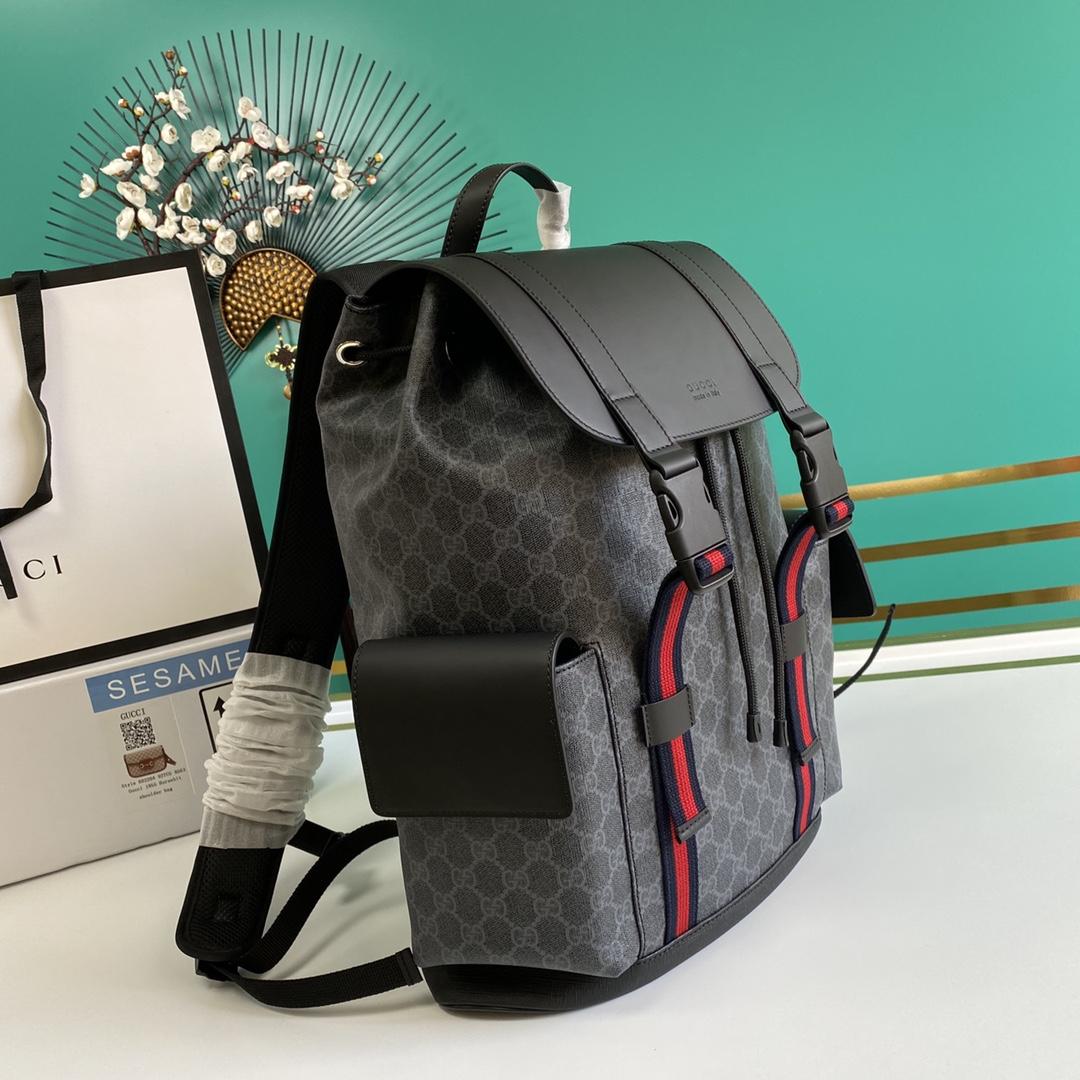 Gucci GG Black Backpack - FashionPlug