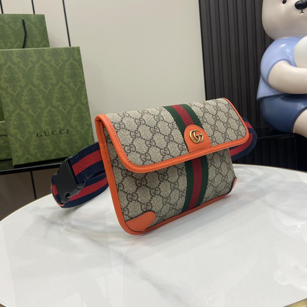 Gucci Ophidia GG Small Belt Bag  - FashionPlug