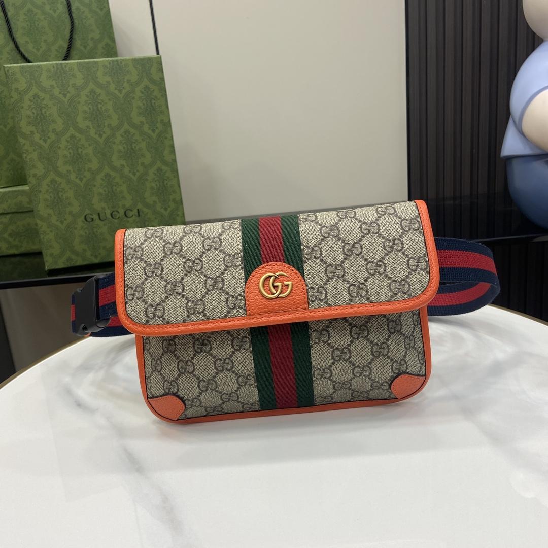 Gucci Ophidia GG Small Belt Bag  - FashionPlug