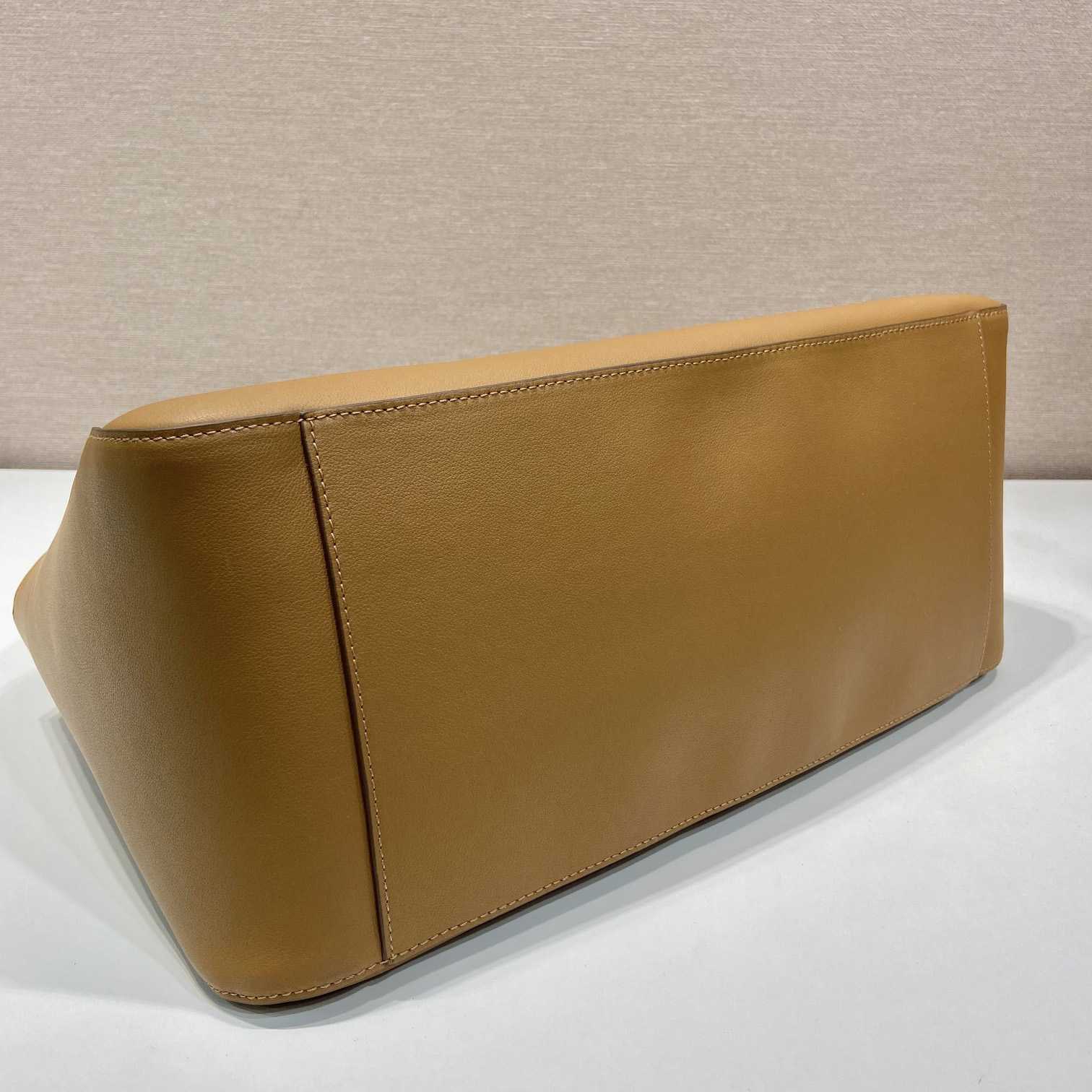 Prada Large Leather Tote Bag - FashionPlug