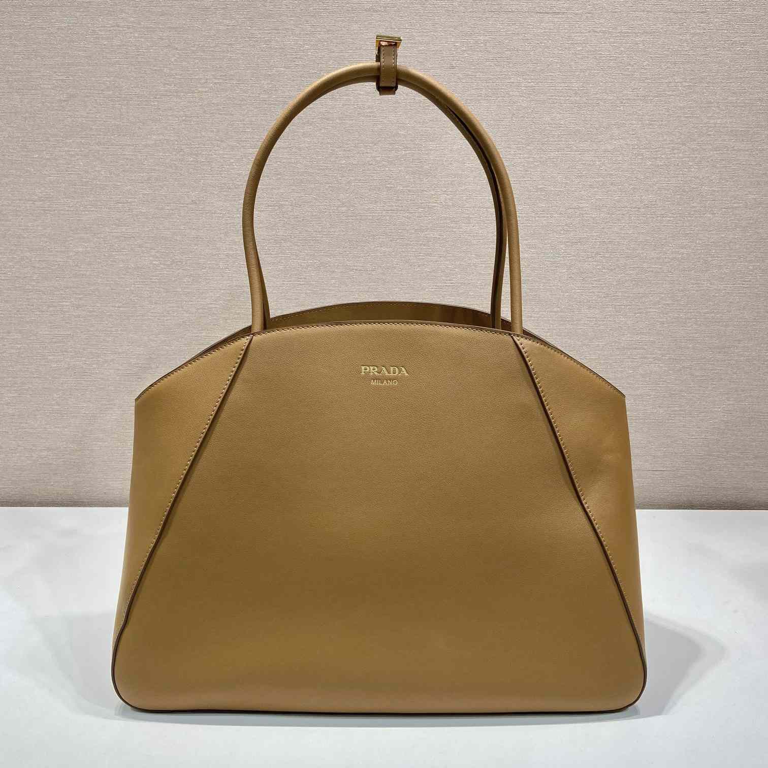 Prada Large Leather Tote Bag - FashionPlug