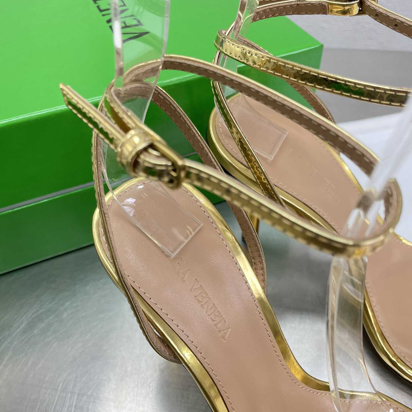 Bottega Veneta Knot Sandal   - FashionPlug