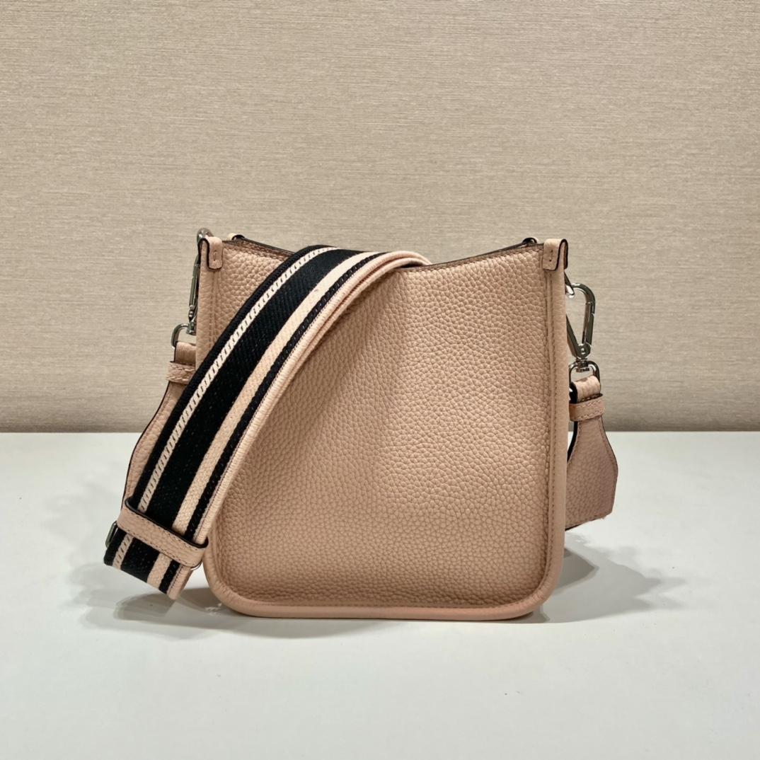 Prada Logo-Plaque Shoulder Bag   (19x20x6cm) - FashionPlug