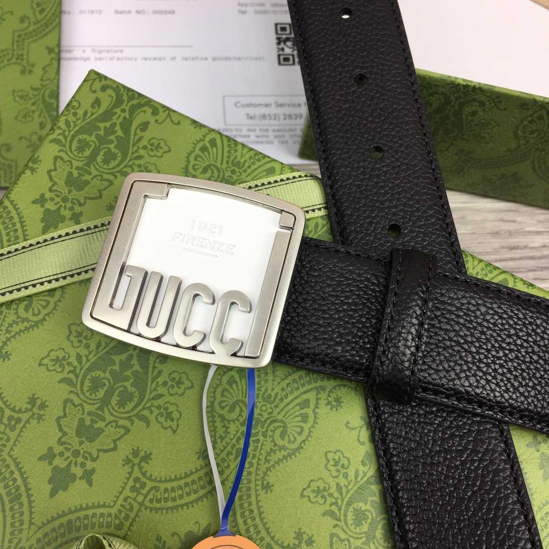 Gucci Leather Belt  35mm - FashionPlug