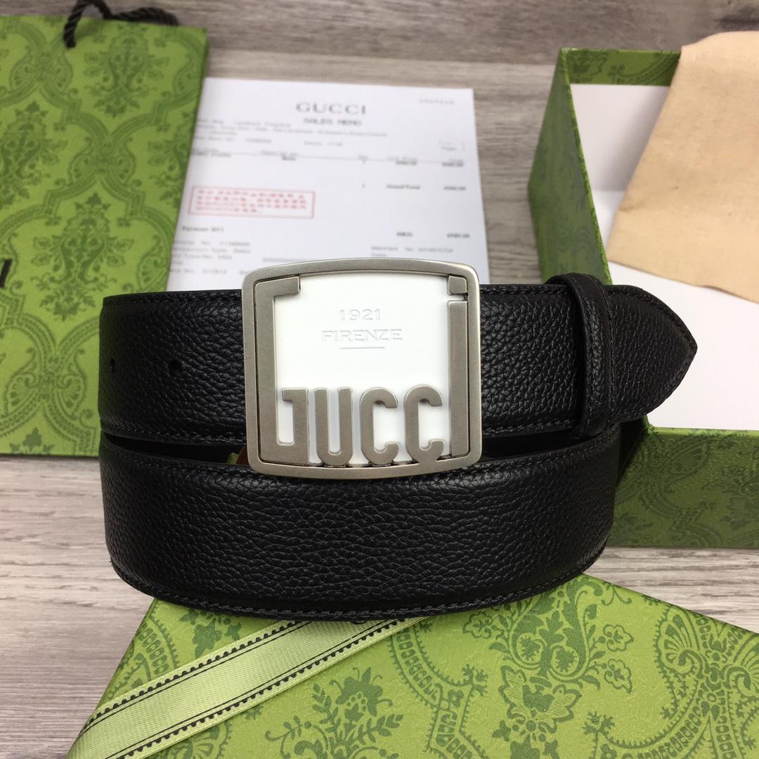 Gucci Leather Belt  35mm - FashionPlug