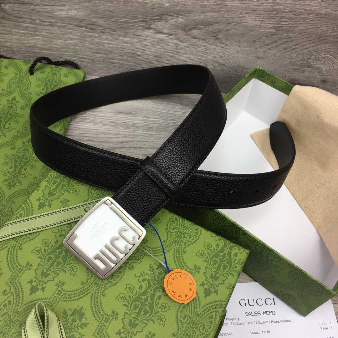 Gucci Leather Belt  35mm - FashionPlug