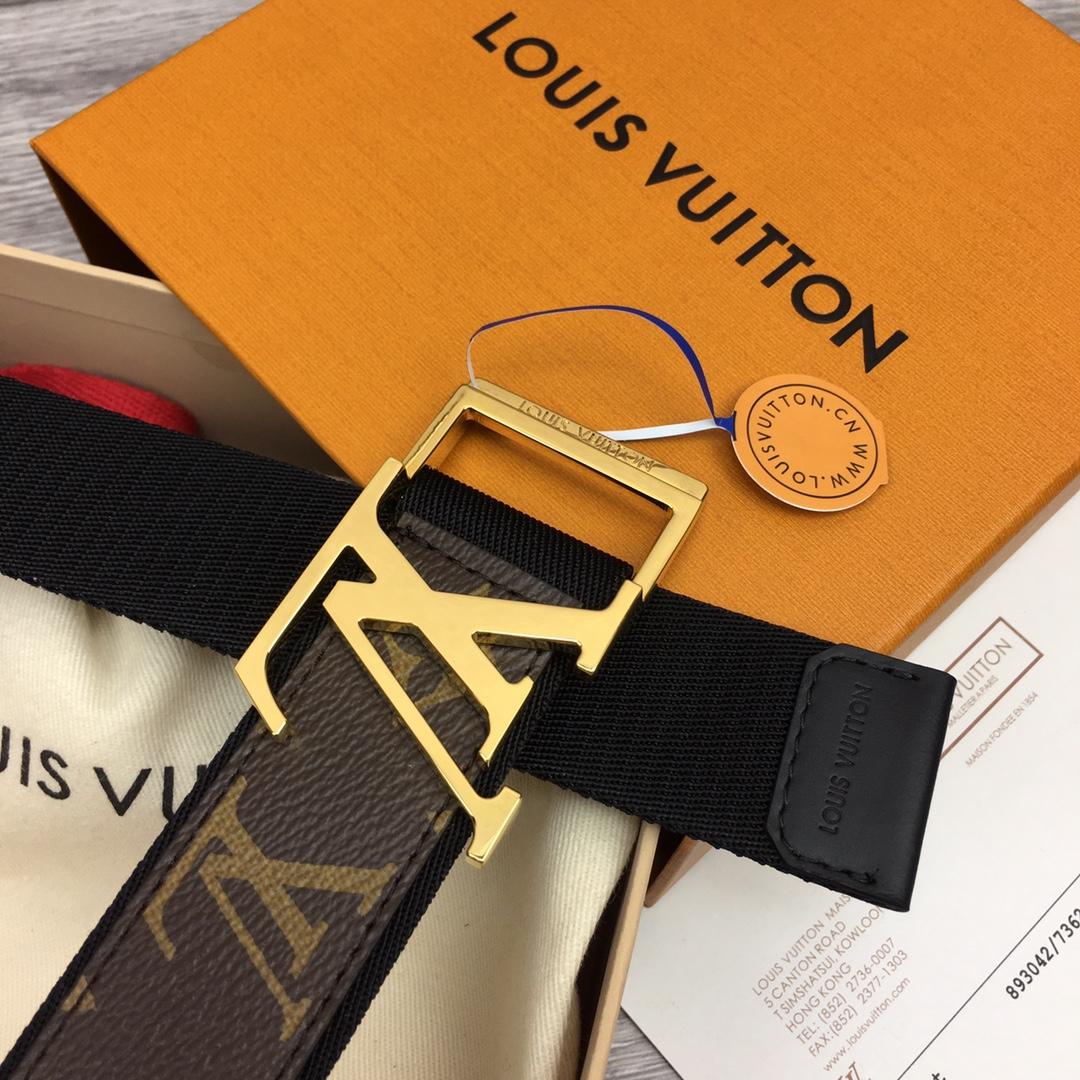Louis Vuitton Monogram Belt  35mm - FashionPlug