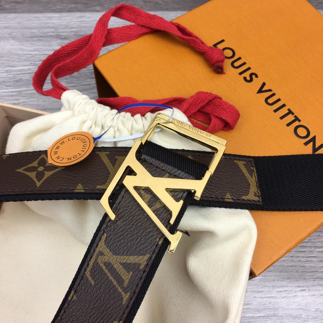 Louis Vuitton Monogram Belt  35mm - FashionPlug