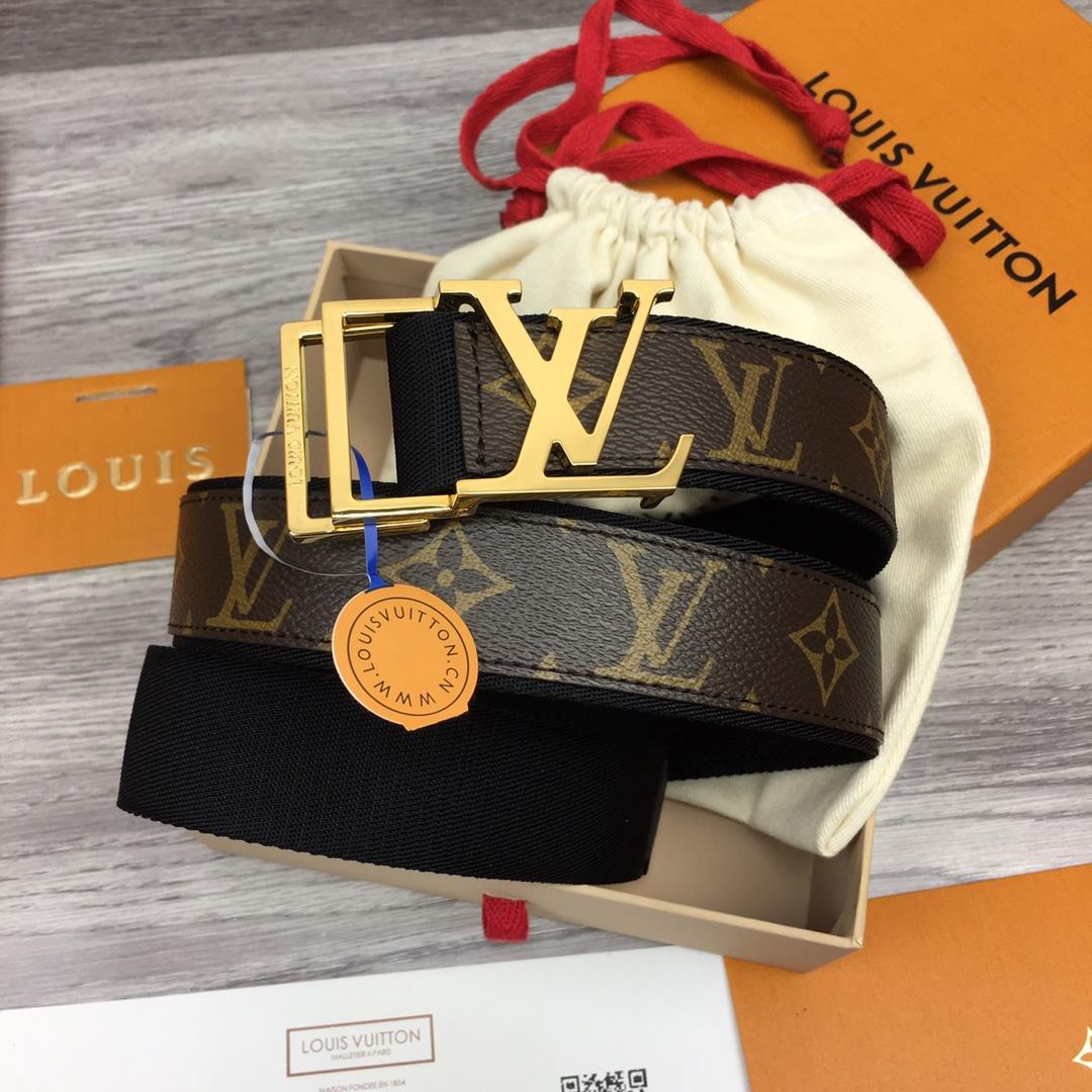 Louis Vuitton Monogram Belt  35mm - FashionPlug