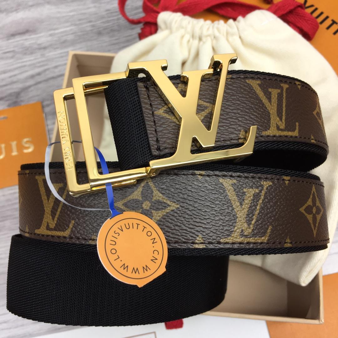 Louis Vuitton Monogram Belt  35mm - FashionPlug