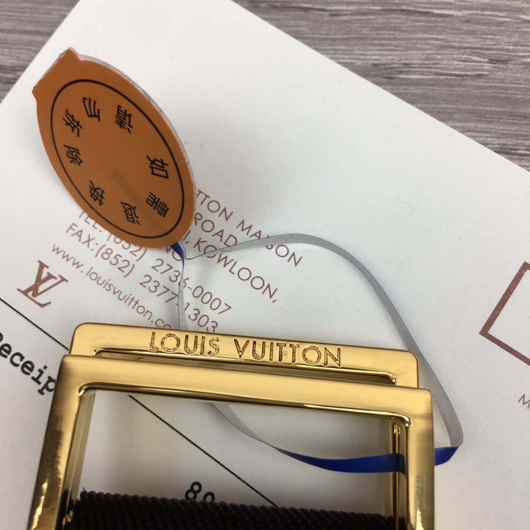 Louis Vuitton Monogram Belt  35mm - FashionPlug