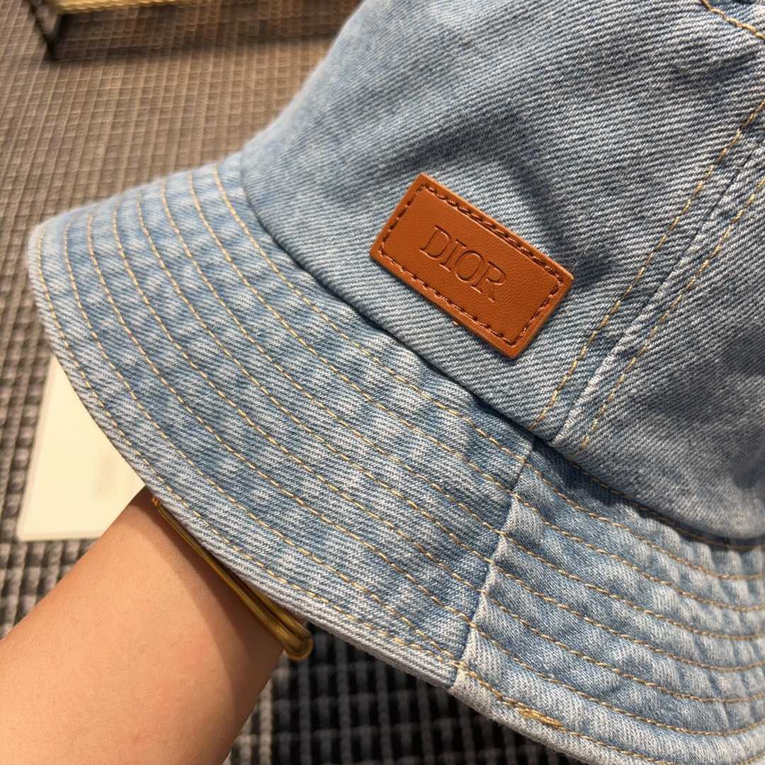 Dior Denim Bucket Hat - FashionPlug