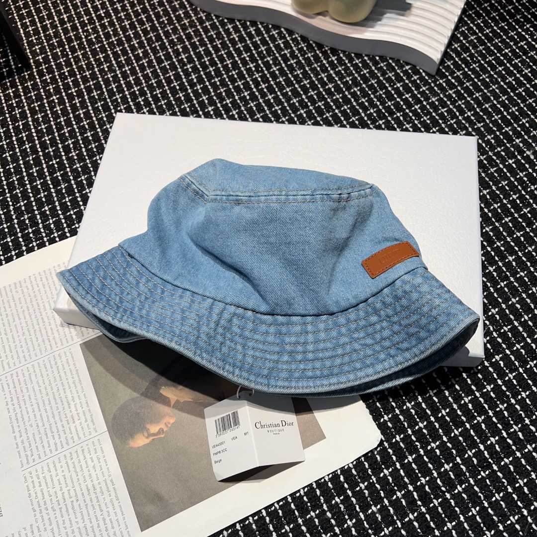 Dior Denim Bucket Hat - FashionPlug