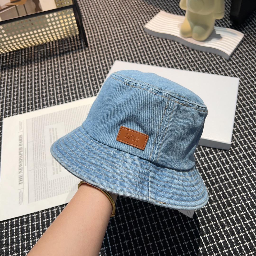 Dior Denim Bucket Hat - FashionPlug