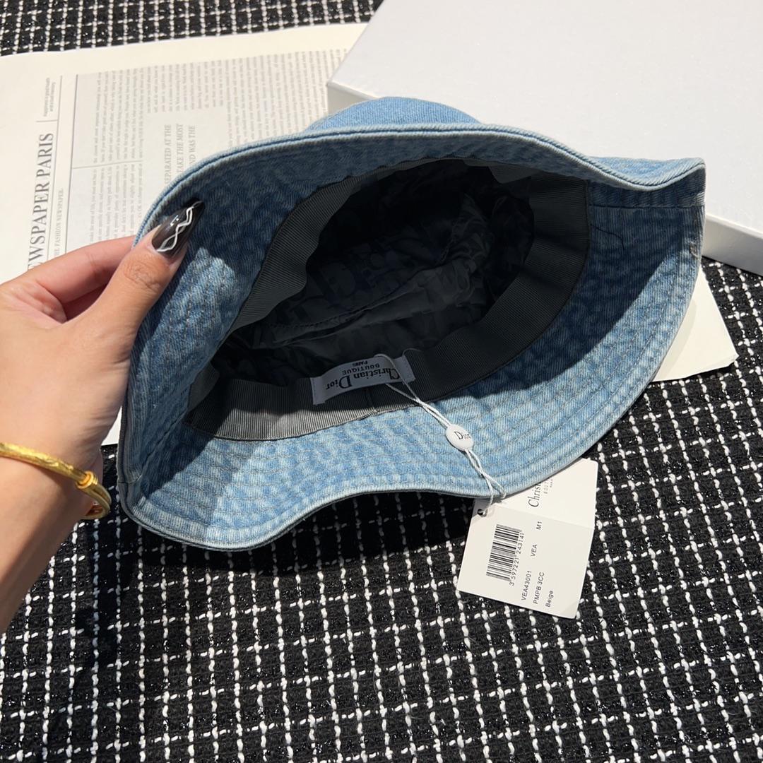 Dior Denim Bucket Hat - FashionPlug