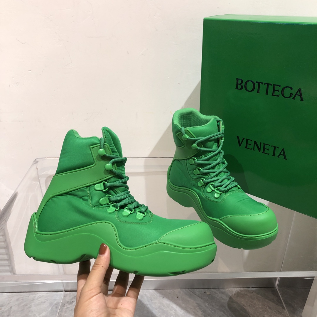 Bottega Veneta Puddle Bomber Lace-Up Boots  (50% Off Sale)  xz628 - FashionPlug
