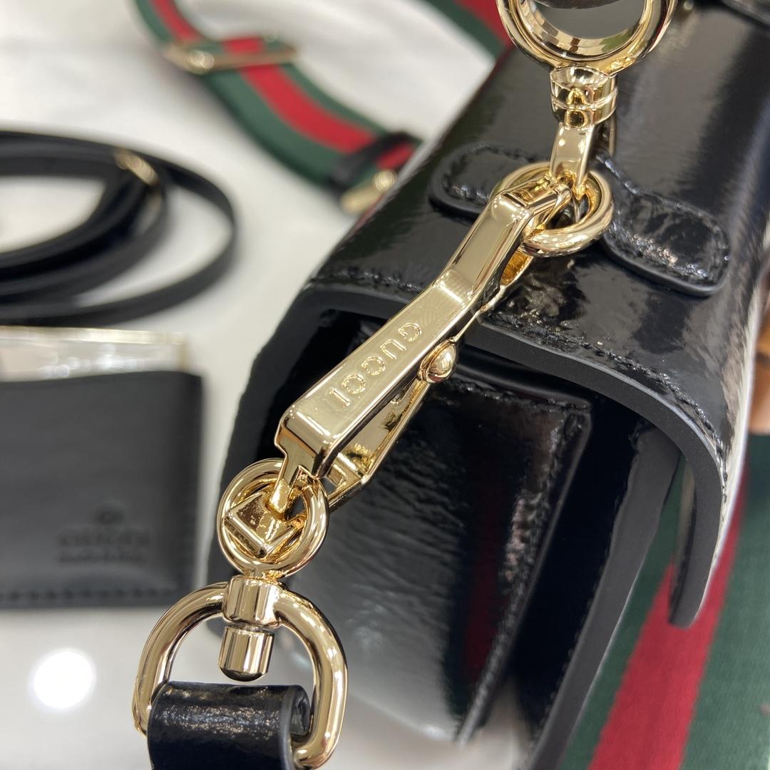 Gucci Bamboo 1947 Mini Top Handle Bag - FashionPlug