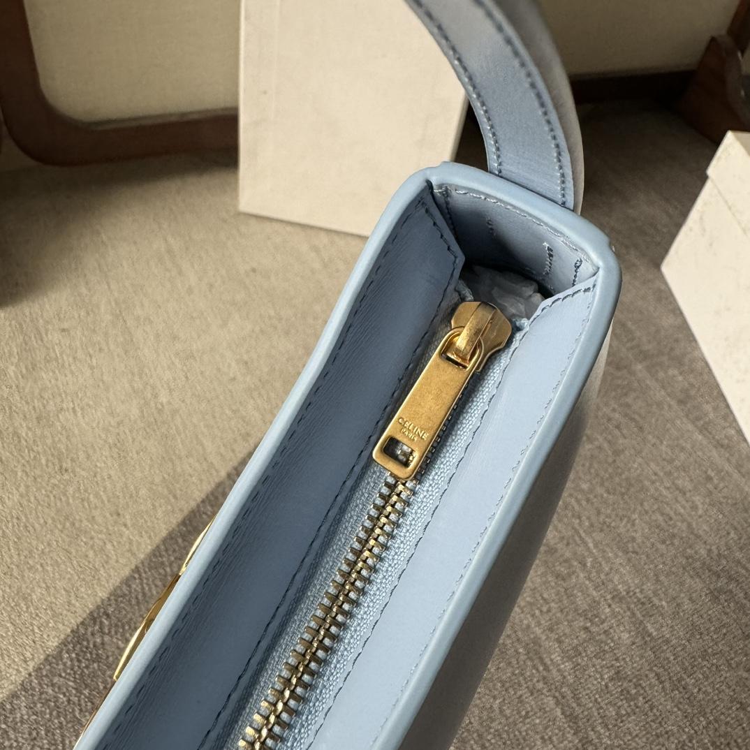 Celine Medium Tilly Bag In Shiny Calfskin  - FashionPlug