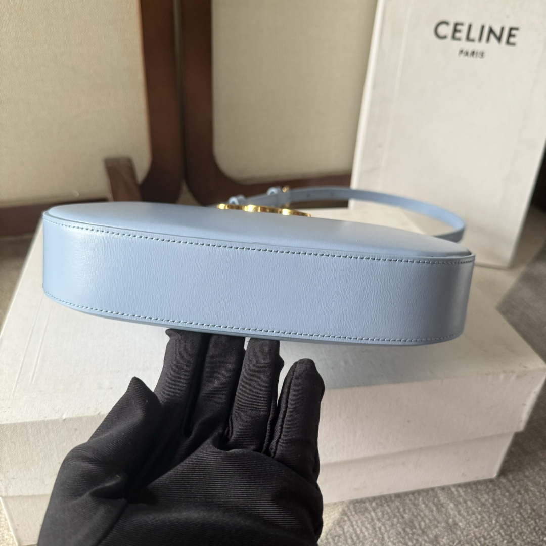Celine Medium Tilly Bag In Shiny Calfskin  - FashionPlug