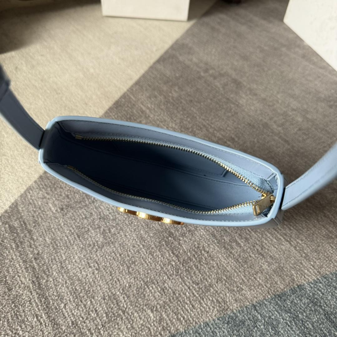 Celine Medium Tilly Bag In Shiny Calfskin  - FashionPlug