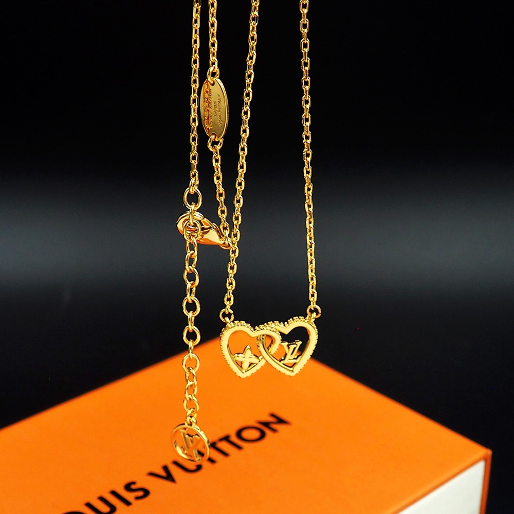 Louis Vuitton My LV Love Necklace - FashionPlug