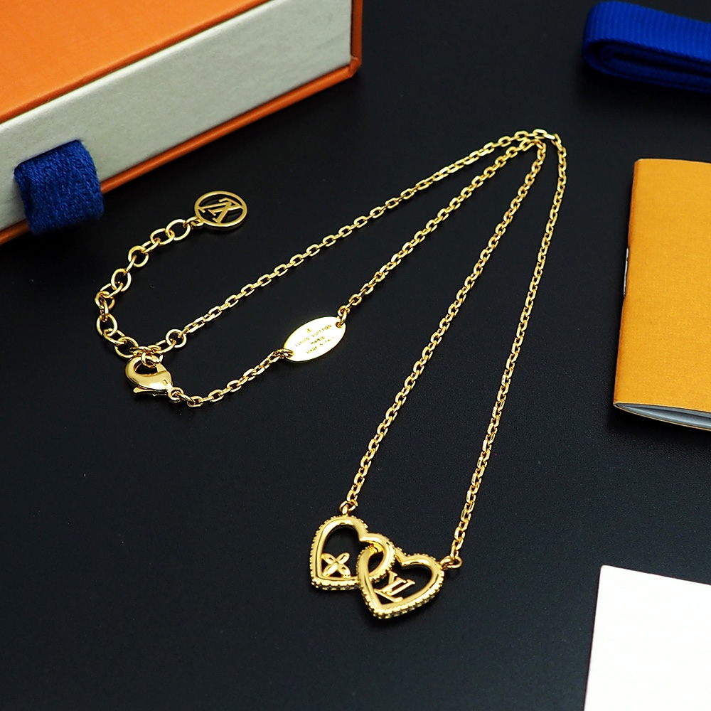 Louis Vuitton My LV Love Necklace - FashionPlug