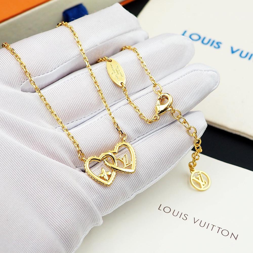 Louis Vuitton My LV Love Necklace - FashionPlug