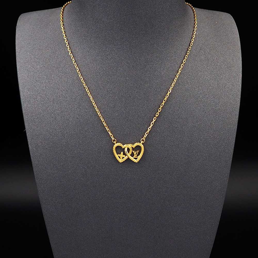 Louis Vuitton My LV Love Necklace - FashionPlug