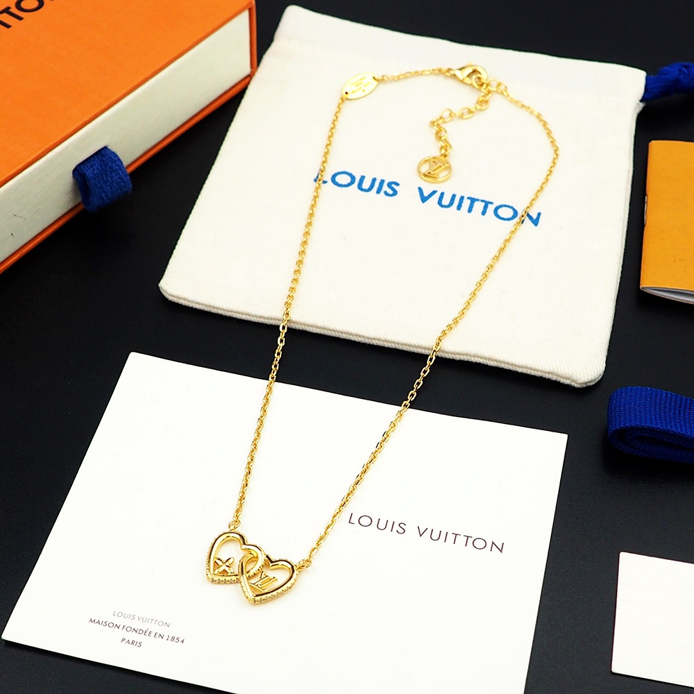 Louis Vuitton My LV Love Necklace - FashionPlug