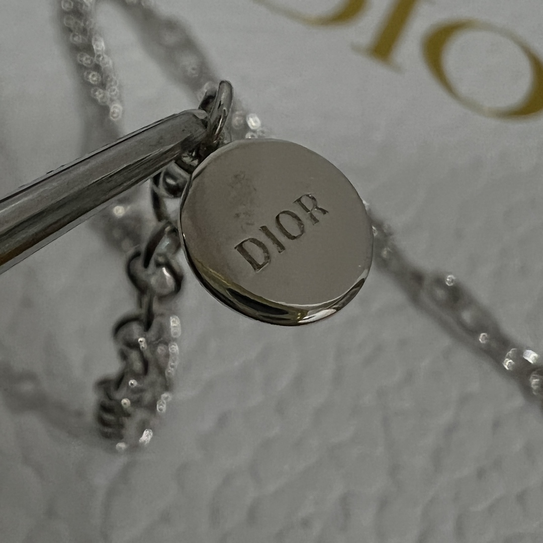 Dior CD Icon Thin Chain Link Bracelet - FashionPlug