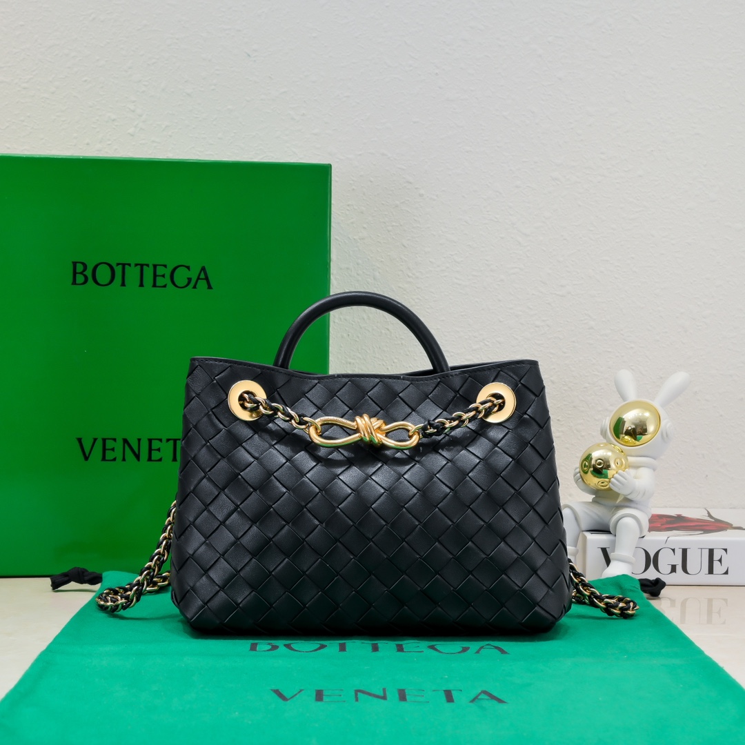 Bottega Veneta Small Andiamo With Chain - FashionPlug