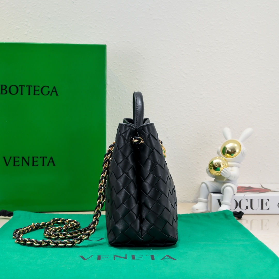 Bottega Veneta Small Andiamo With Chain - FashionPlug