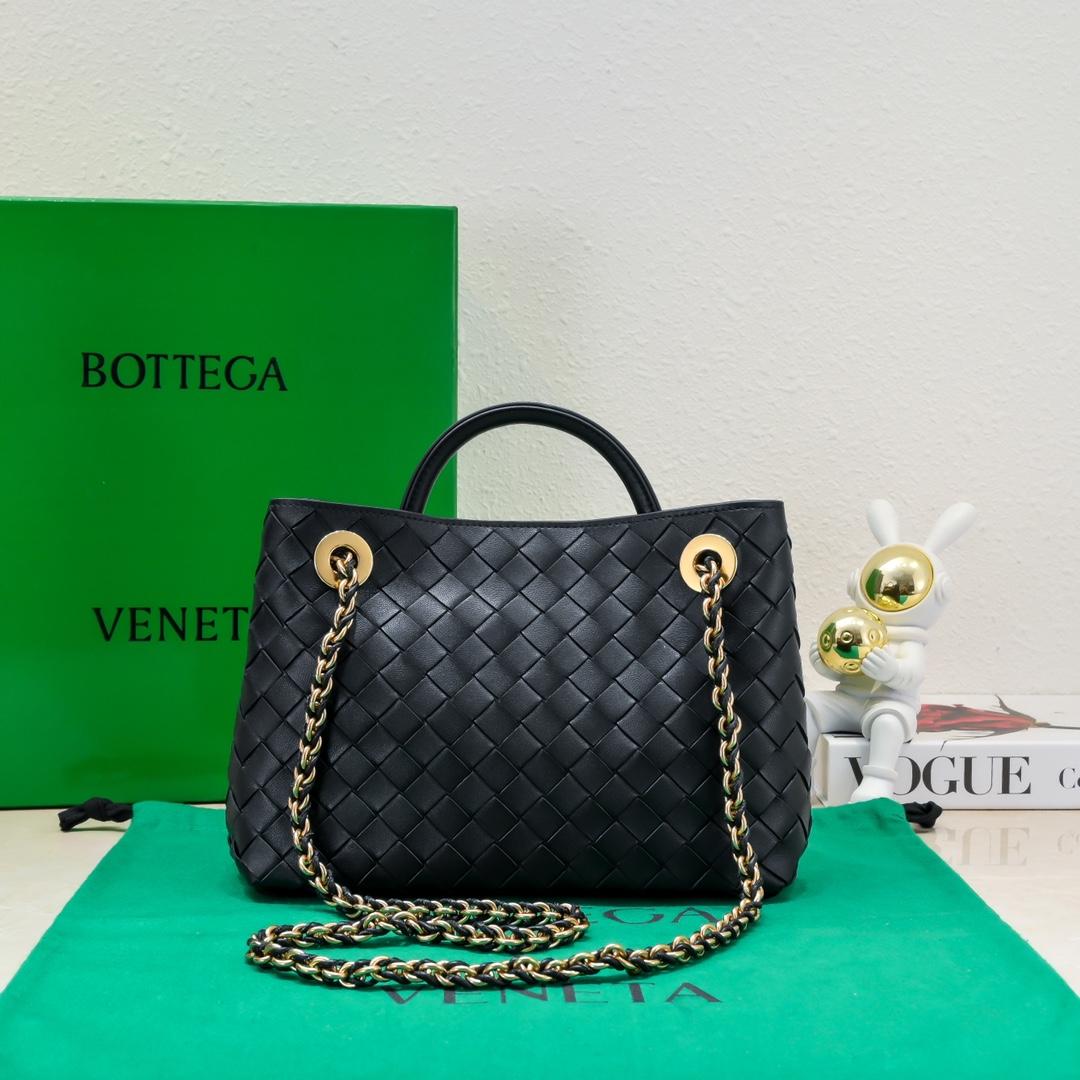 Bottega Veneta Small Andiamo With Chain - FashionPlug