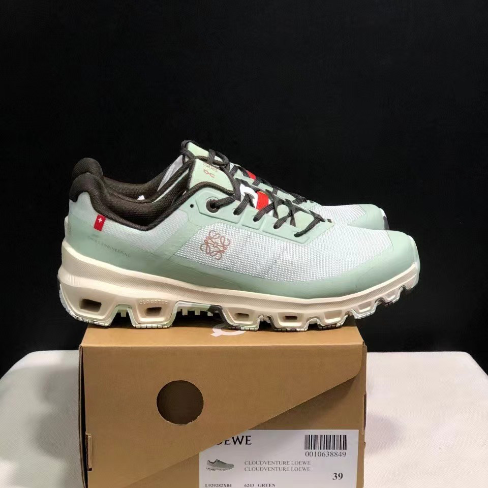 Loewe x On ‘Cloudventure’ Low Top Lace Up Sneakers - FashionPlug
