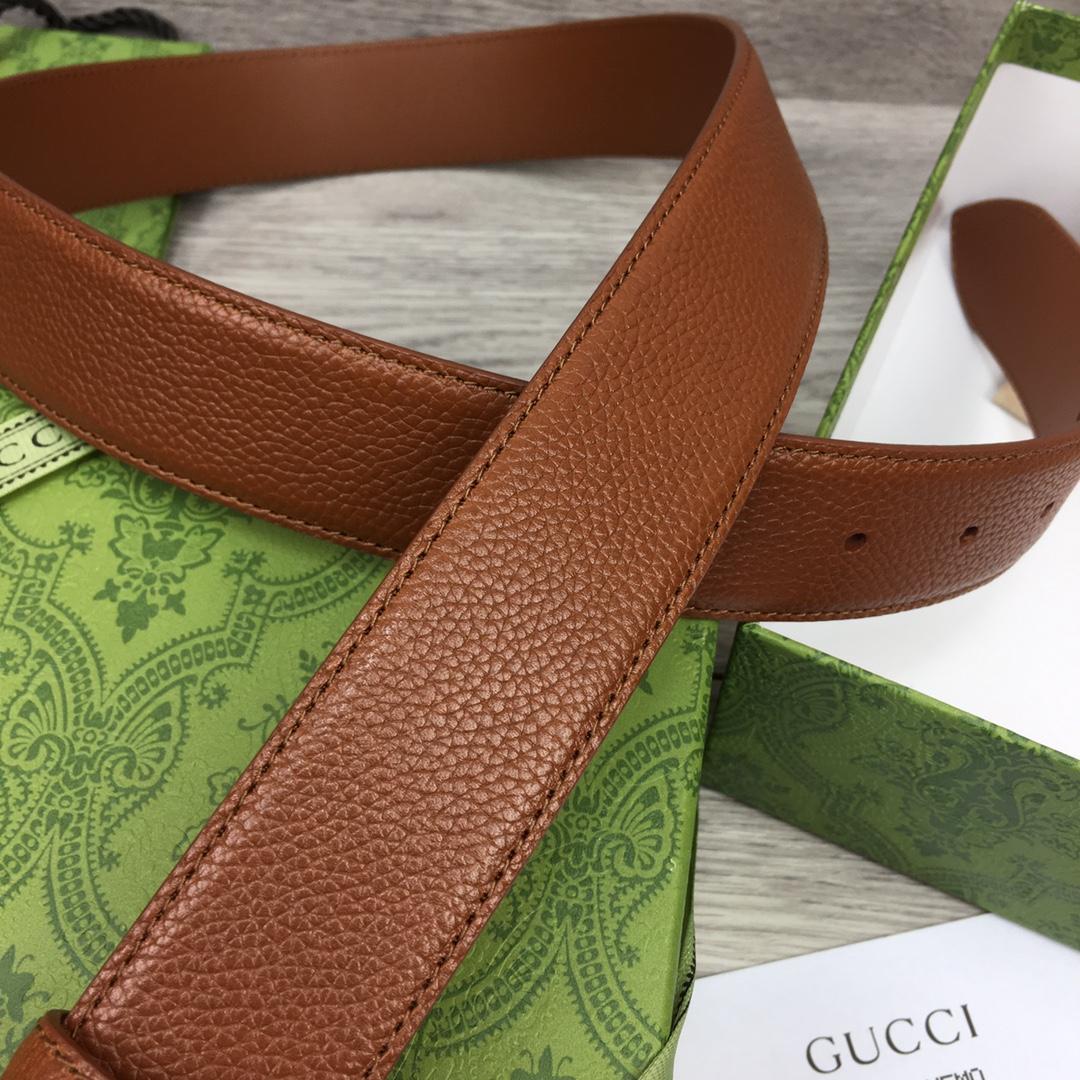Gucci Leather Belt  35mm - FashionPlug