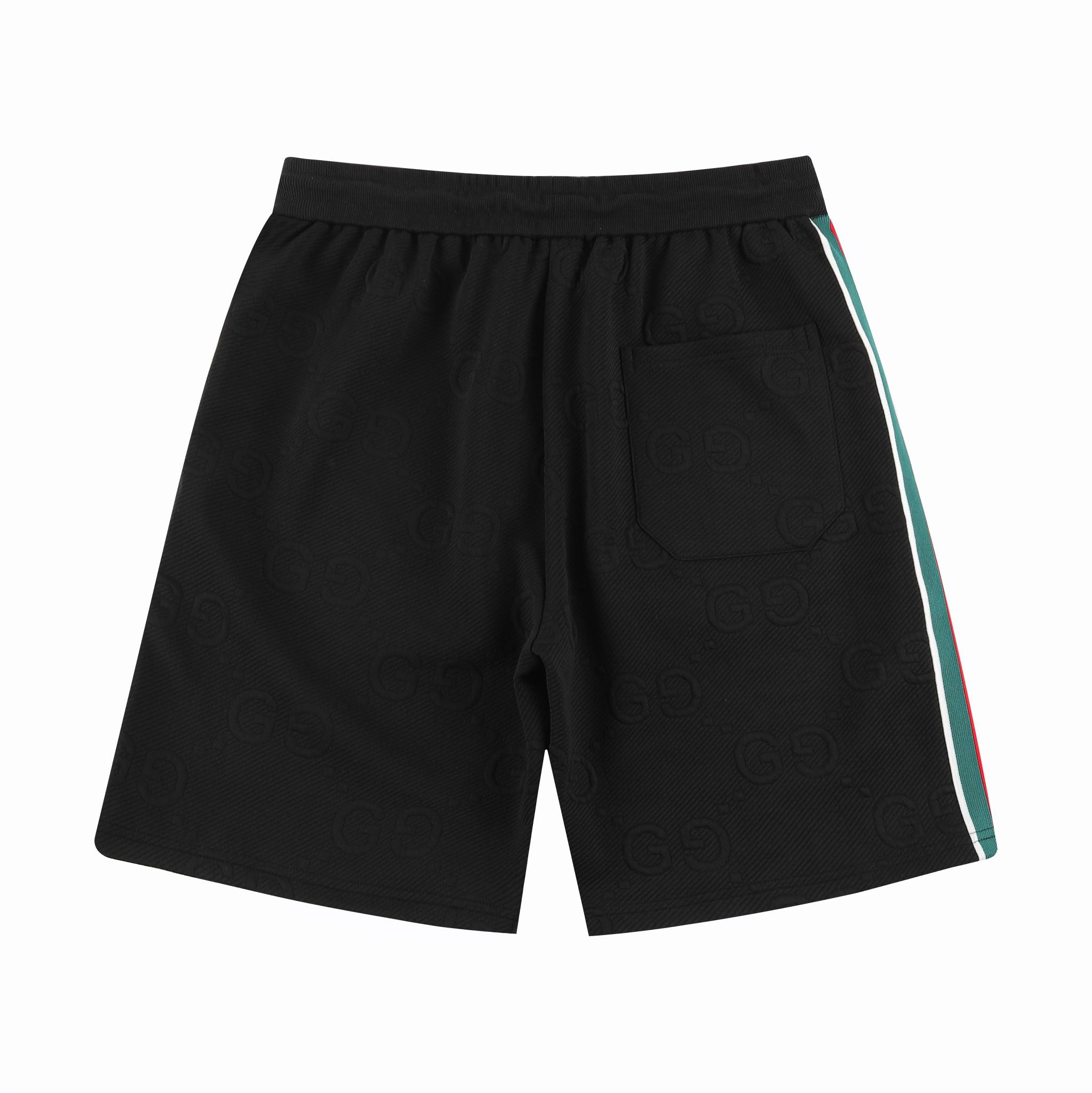 Gucci Web-stripe Jersey Track Shorts - FashionPlug