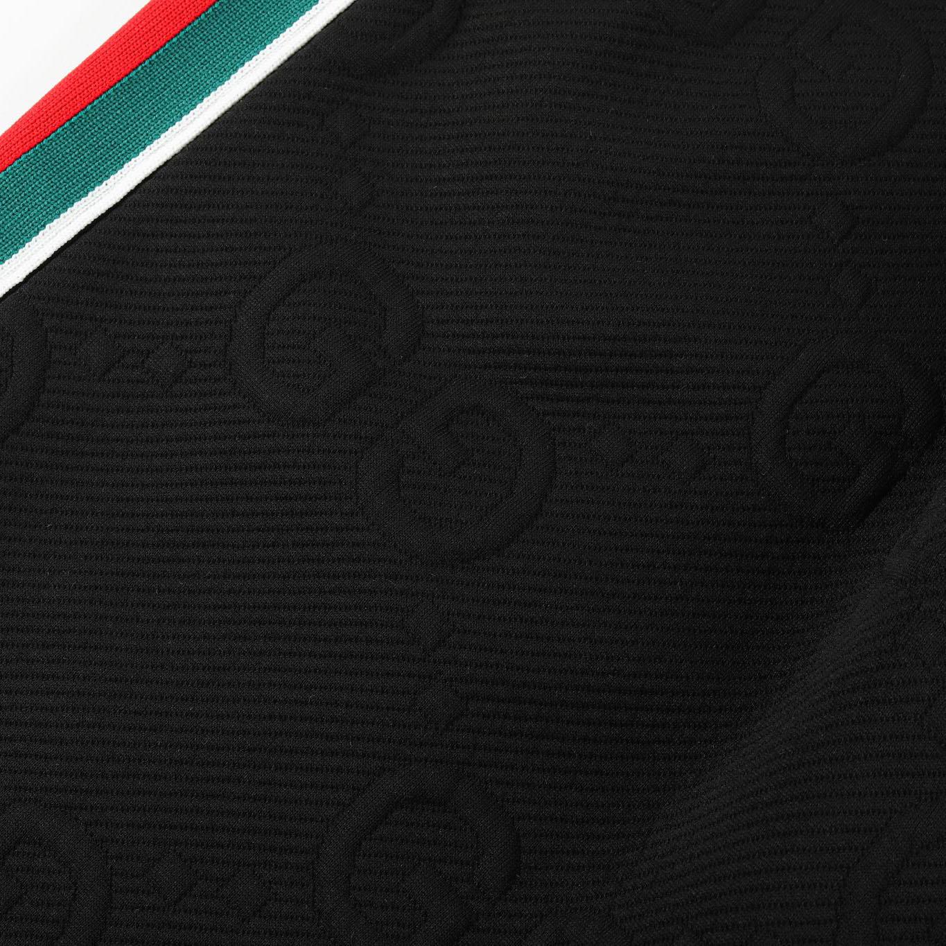 Gucci Web-stripe Jersey Track Shorts - FashionPlug