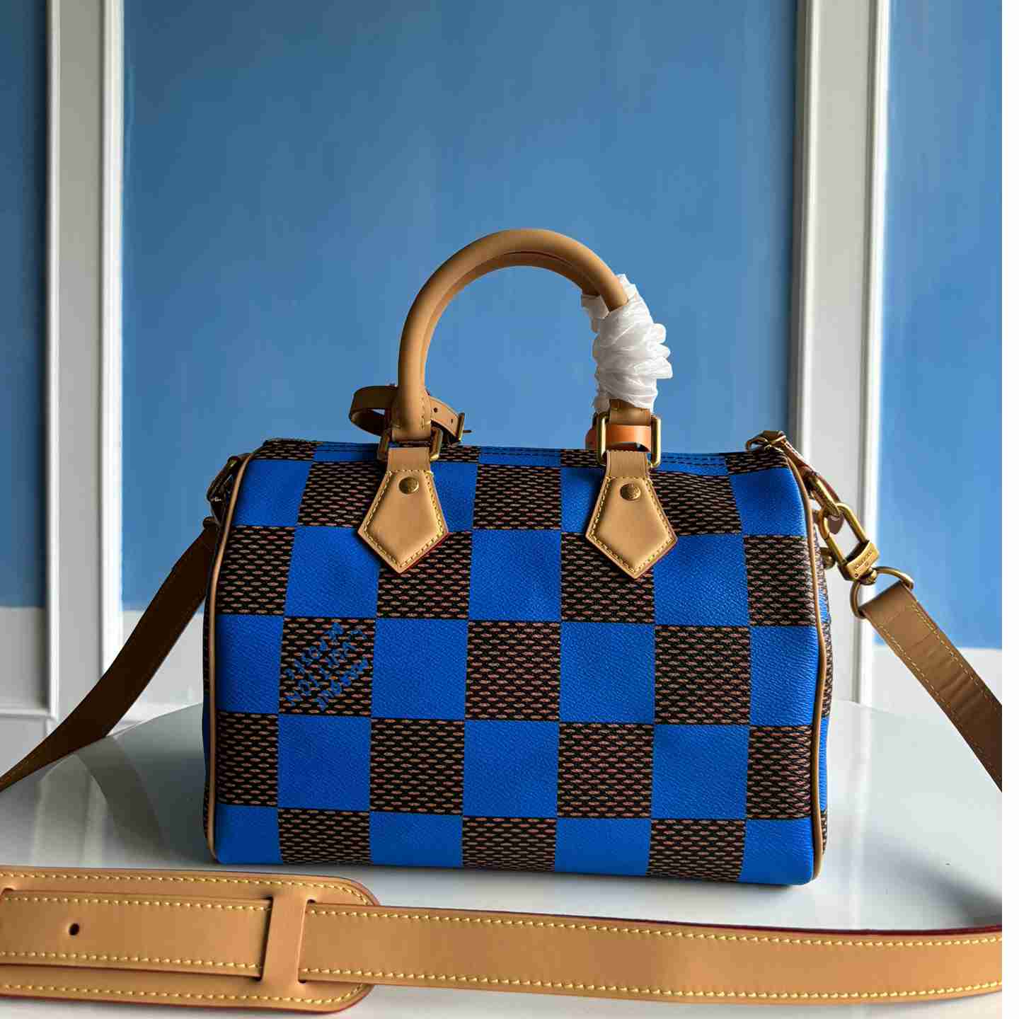 Louis Vuitton Speedy 25 Bandoulière Damier Pop   N40585 - FashionPlug